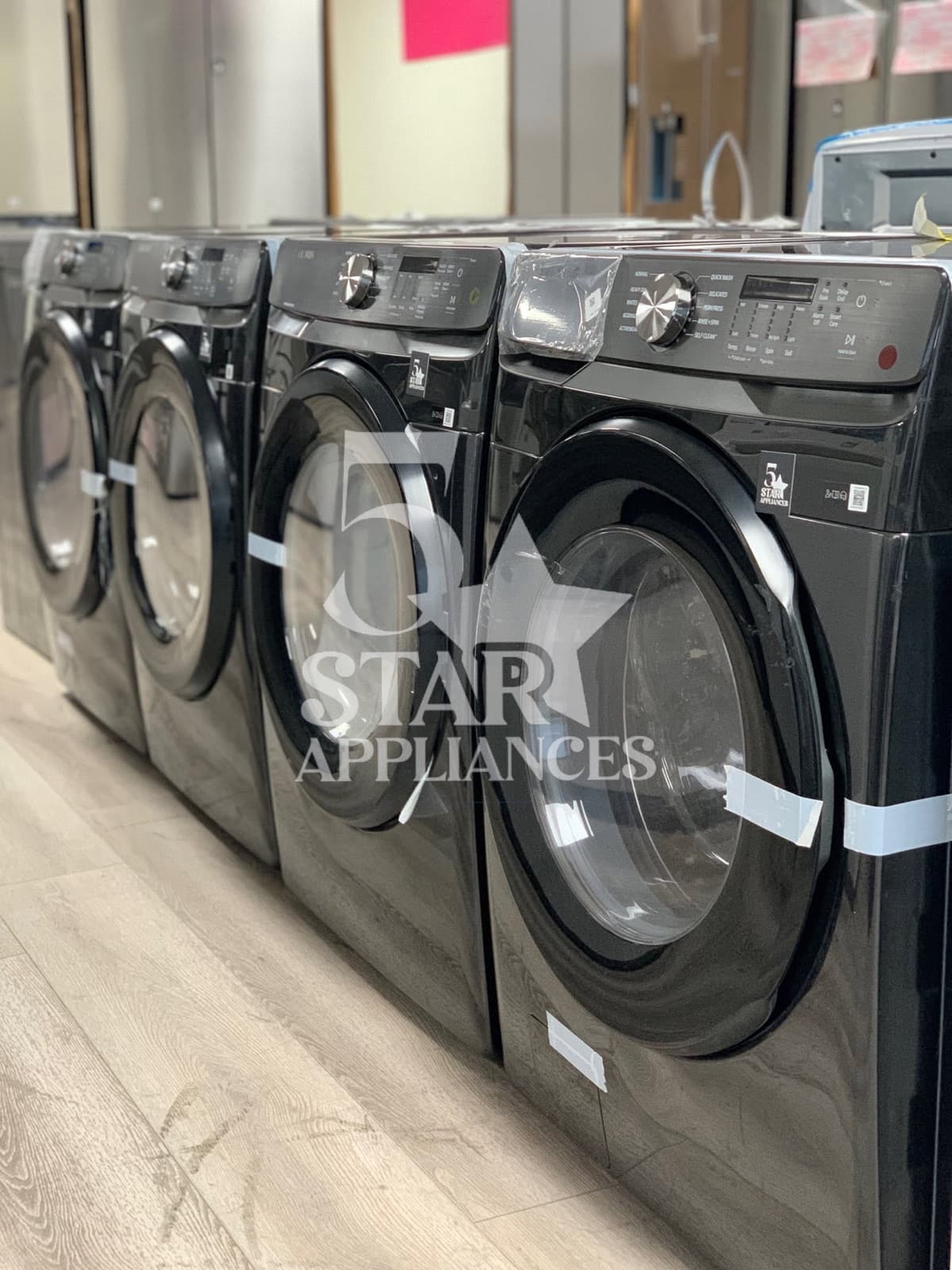 5 Star Appliances showroom — appliances in stock